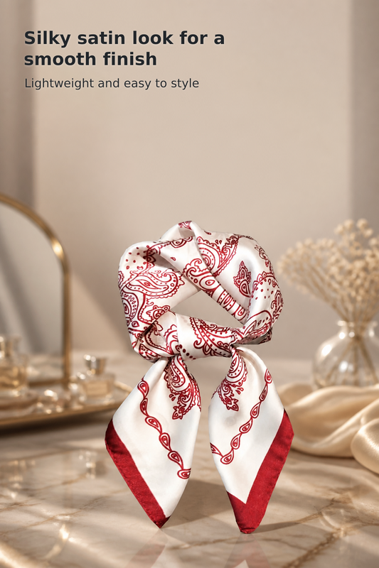 Women’s Lightweight Silky Satin Head Scarf